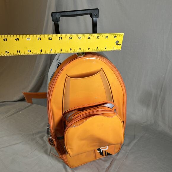 Disney Planes "Dusty" Orange Rolling Children's Suitcase Luggage EUC - Picture 6 of 16